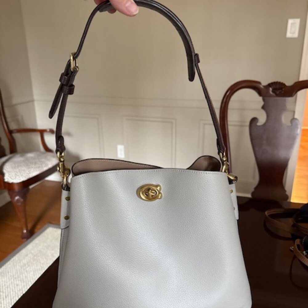 Coach Colorblock Leather Willow Bucket Bag